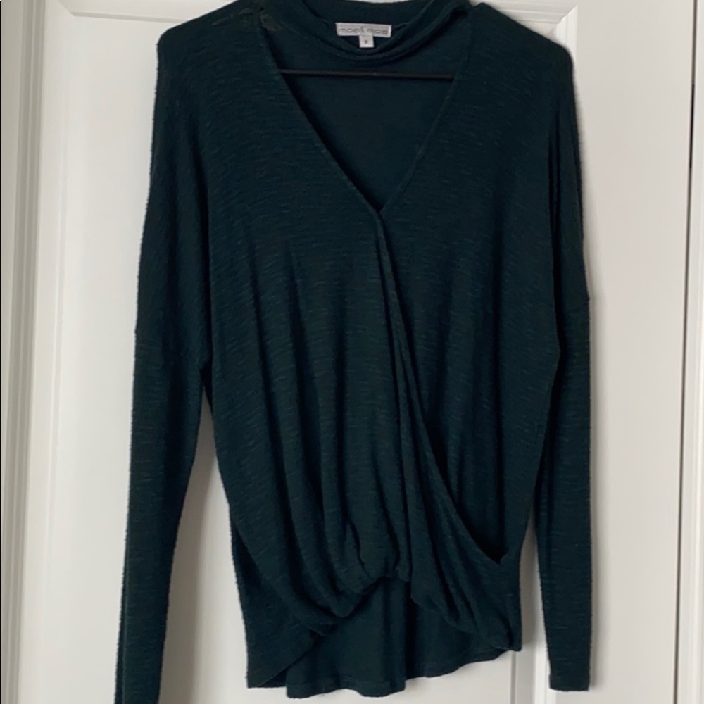 Dark green sweater